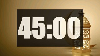 45 Minute Timer | Loud Alarm | Time call