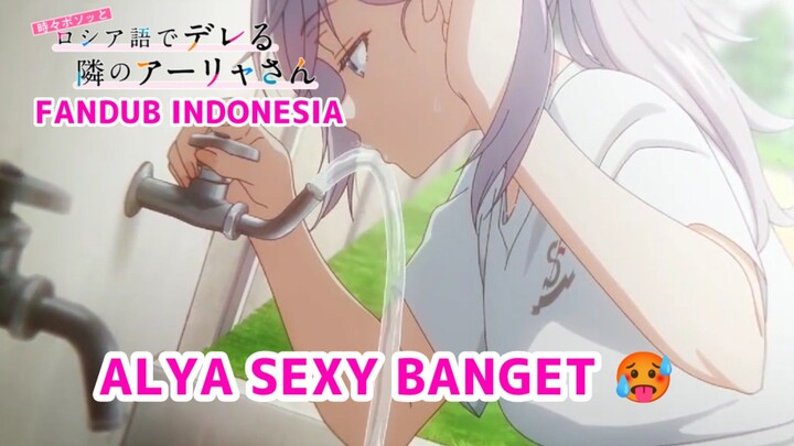 [FANDUB INDONESIA] Ukuran Asli Susu Alya😱- Tokidoki Bosotto Rusia-go de Dereru Tonari no Alya-san