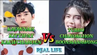 Kaownah Kittipat Kaewcharoen x Turbo Chanokchon Boonmanawong (Love Stage!!)â€‹| Real life, career, age