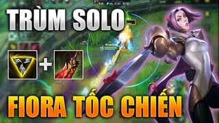 [ Tốc Chiến ] Fiora Trùm Solo Thích Cân Team 1 Mình Gánh Cả Team - LoL Mobile Fiora