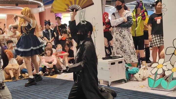 The evil god showed off his dancing skills