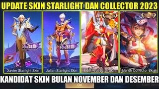 UPDATE SKIN STARLIGHT DAN COLLECTOR BULAN NOVEMBER SAMPAI DESEMBER 2023! SURVEY SKIN MLBB TERBARU