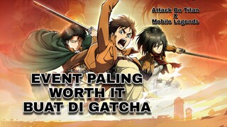 Gatcha Event Terkeren MLBB | AoT X MLBB