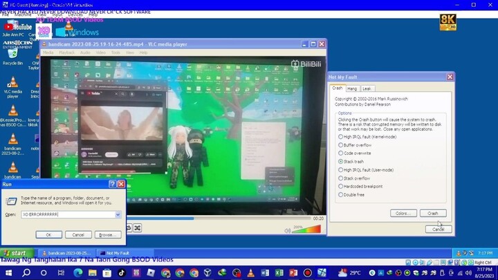 ชยภัค แสงจันทร์ Has BSOD VM #ramgalityt #xoteam #bilibili