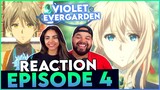 THIS ANIME IS BEAUTIFUL! - Violet Evergarden Episode 4 Reaction