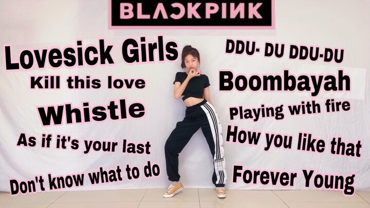 [Nhảy] Bạn gái siêu đỉnh nhảy cover tới 9 ca khúc của BLACKPINK