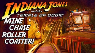 Indiana Jones, Temple of Doom Mine Chase Ride! (POV)