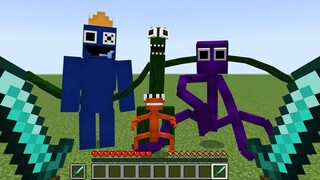 rainbow friends in minecraft