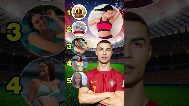 Ronaldo Ranks Beautiful Girls - Ishowspeed vs Georgina vs Antonella vs Alisha vs Celine Dept