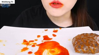 ASMR MÌ ĐẬU ĐEN CUỐN BÁNH TRÁNG, PHÔ MAI QUE, SỐT CHÁY 8