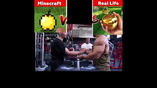 Minecraft vs real life