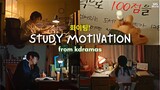 study motivation from kdramas 📚 | for getting started!