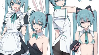 What kind of clothes do you want Miku-chan to wear? 「Hatsune Miku」