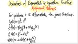 Lamar U: Derivatives of Exponential & Log Functions Assignment Problems.