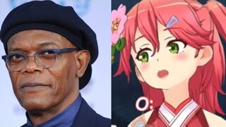 Samuel Jackson meets ELITE Sakura Miko