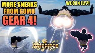 Gear Fourth Flying Sneak Peeks - Rubber Gomu Gomu Fruit in A One Piece Game