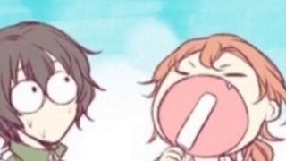 [Bungo Stray Dog/Double Black] Dazai: Kok Chuuya marah sekali sampai muntah darah "Album Foto Lucu"