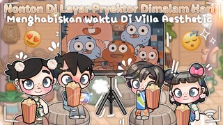 DRAMA AVATAR WORLD | NONTON DI LAYAR PROYEKTOR DIMALAM HARI | WITH BIG K FAMILY | AESTHETIC