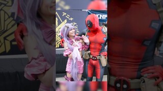 Deadpool gushing over magical girls ⭐ #deadpool #anime #cosplay