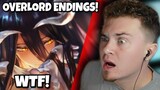 First Time Reacting to OVERLORD Endings (1-4)