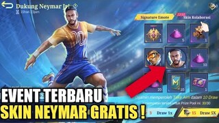 SUDAH MUNCUL ! EVENT KOLABORASI NEYMAR !! SKIN NEYMAR GRATIS ?