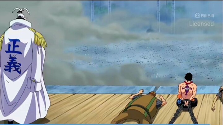 Luffy using conqueror's haki