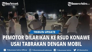 Kecelakaan Mobil dan Motor Tabrakan di Konawe Sulawesi Tenggara, Korban Dibawa ke RS