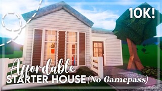 No Gamepass Affordable One Story Starter House I 10k! I Bloxburg Build and Tour - iTapixca Builds