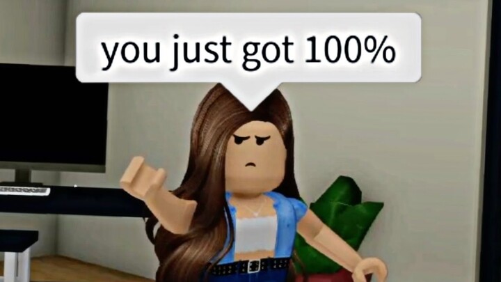 When your mom expects higher grades (meme) ROBLOX
