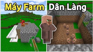 Cách Làm Máy Farm Dân Làng Đơn Giản Trong Minecraft PE | Villager Farm MCPE/ Bedrock