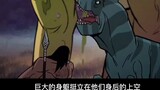 Infected mutated Brachiosaurus! It’s like a zombie killing spree! Chasing the male protagonist Yu La