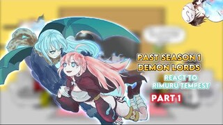 Past season 1 demon lords react to Rimuru [PART 1] |Gacha reaction| no ship