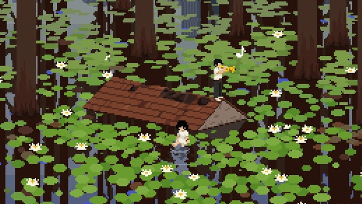 Tempat yang mereka lupakan adalah markas rahasia kami //Pixelart & Lofi