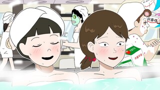 【中字】几厘米动画：新年澡堂