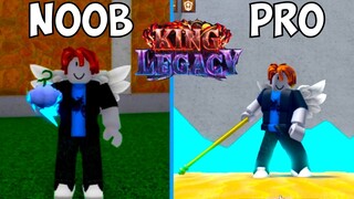 Noob to Pro Using  New Rumble Fruit(REVAMP) in King Legacy | Update 4