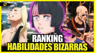 TOP 5 DAS HABILIDADES MAIS BIZARRAS DE JUJUTSU KAISEN!