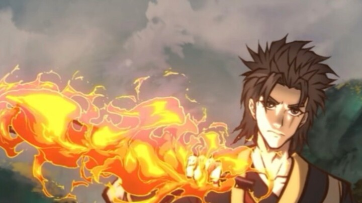 "Fire Elemental strikes hard, and the most handsome rescuer comes! (Fire Elemental VS Jiaoying)