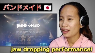 BAND MAID - MANNERS / BLACK HOLE ( Official Live Video) || REACTION