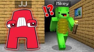 JJ Pranked Mikey as ALPHABET LORE in Minecraft Challenge (Maizen Mazien Mizen)