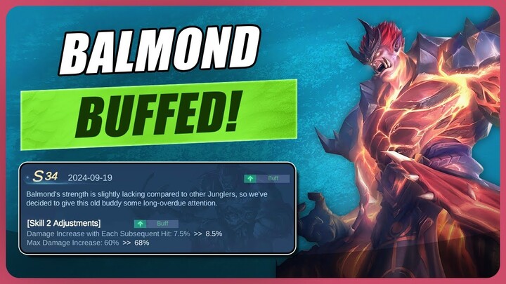 Balmond Finally Got Buffed, Is He A Solid Jungler Now? | Mobile Legends