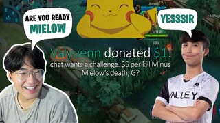 Hoon and Mielow's connection for a challenge | Mobile Legends