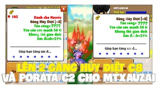 Ngọc Rồng Online - Lên 2 Găng Cấp 8 Và Bông Tai Cấp 2 Cho Mtxauzai !