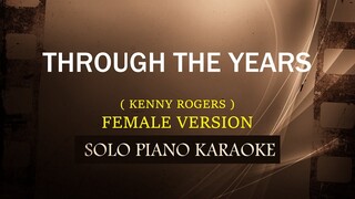 THROUGH THE YEARS ( FEMALE VERSION ) ( KENNY ROGERS ) COVER_CY