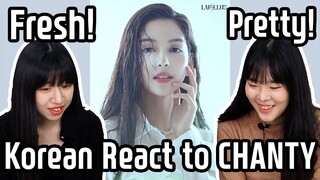 Filipina active as a Kpop Idol?! | Korean React to Lapillus CHANTY for the first time!