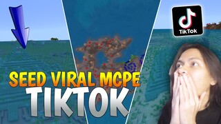 9 OCEAN MONUMENT+MUSHROOM BIOME DI TEMPAT SPAWN !!! GILE SEED MCPE YANG LAGI VIRAL DI TIKTOK 2021 😱