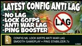 LATEST CONFIG ANTI LAG | LOCK 60FPS | NO LAG SMOOTH GAMEPLAY | MOBILE LEGENDS BANG BANG 2020