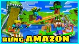 [ Lớp Học Quái Vật ] THỬ THÁCH KHÁM PHÁ RỪNG AMAZON  - Minecraft Animation