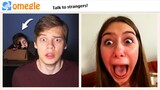 Head in the box scares people on Omegle