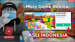 MIMIN NYOBAIN GAME ROBLOX ASLI INDONESIA !!! COLOR BATTLE ROBLOX INDONESIA