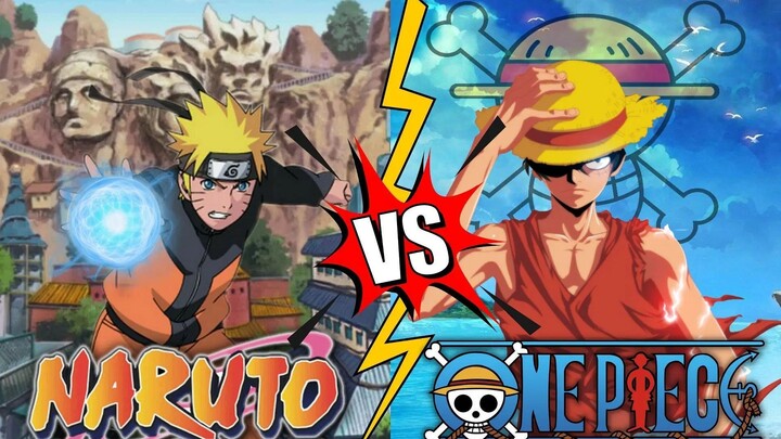 Naruto Vs One Piece!!!!  #onepiece #naruto
